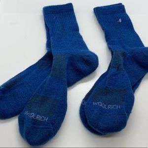(2) Woolrich Men’s 3/4 Crew Run Socks
